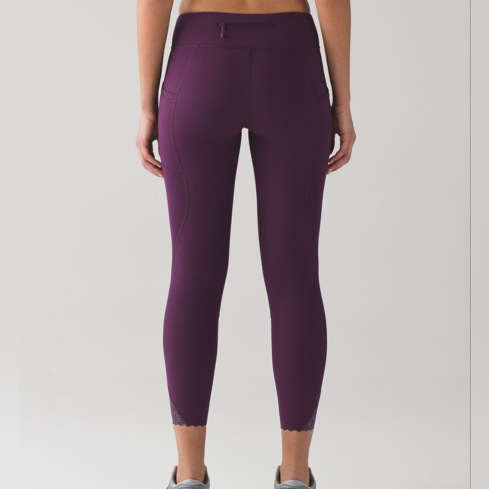 lululemon athletica Purple Tight Stuff Tight || 8 Darkest Magenta Leggings Berry - Picture 7 of 16